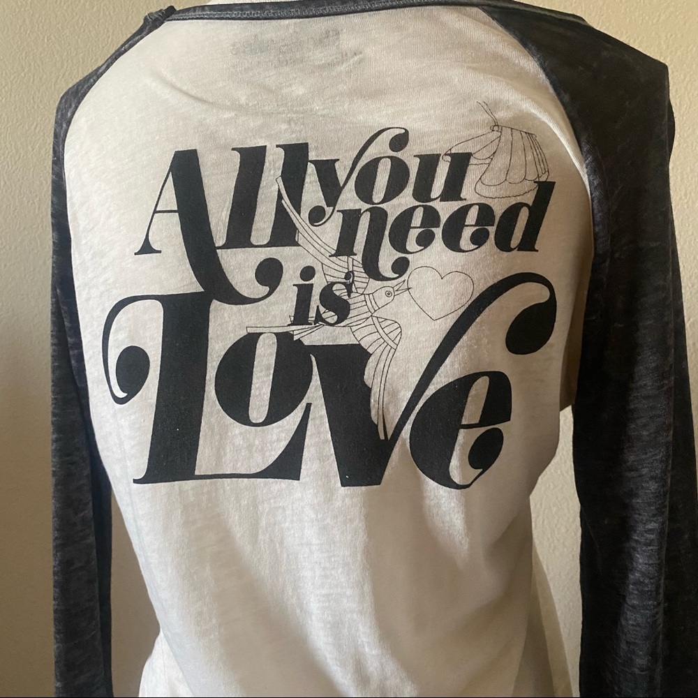 3/4 sleeve Beatles tee